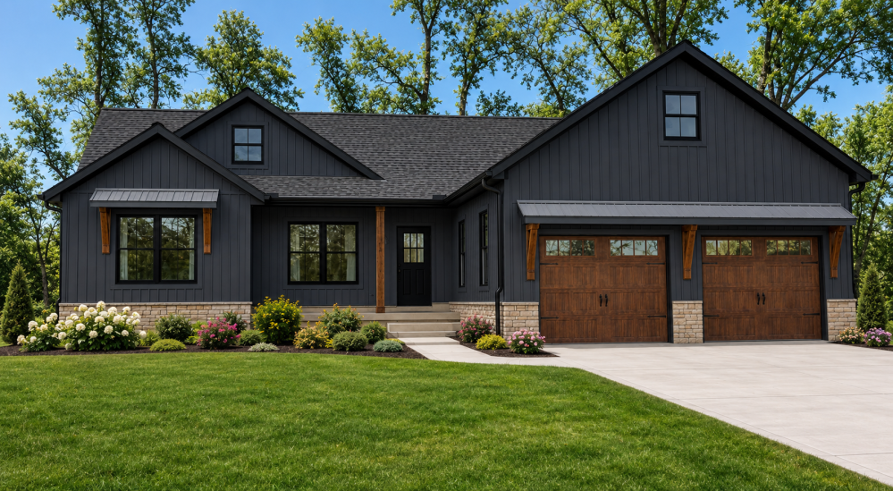 Modular Ranch Home Exterior