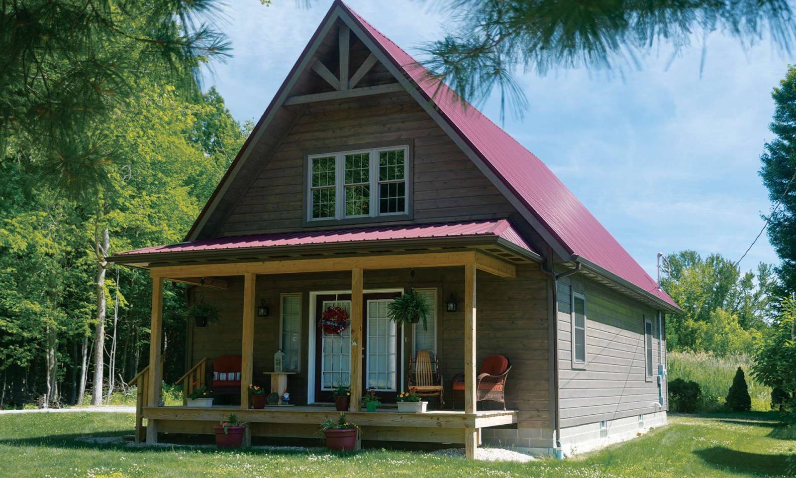 Cottage A-Frame Bar Front