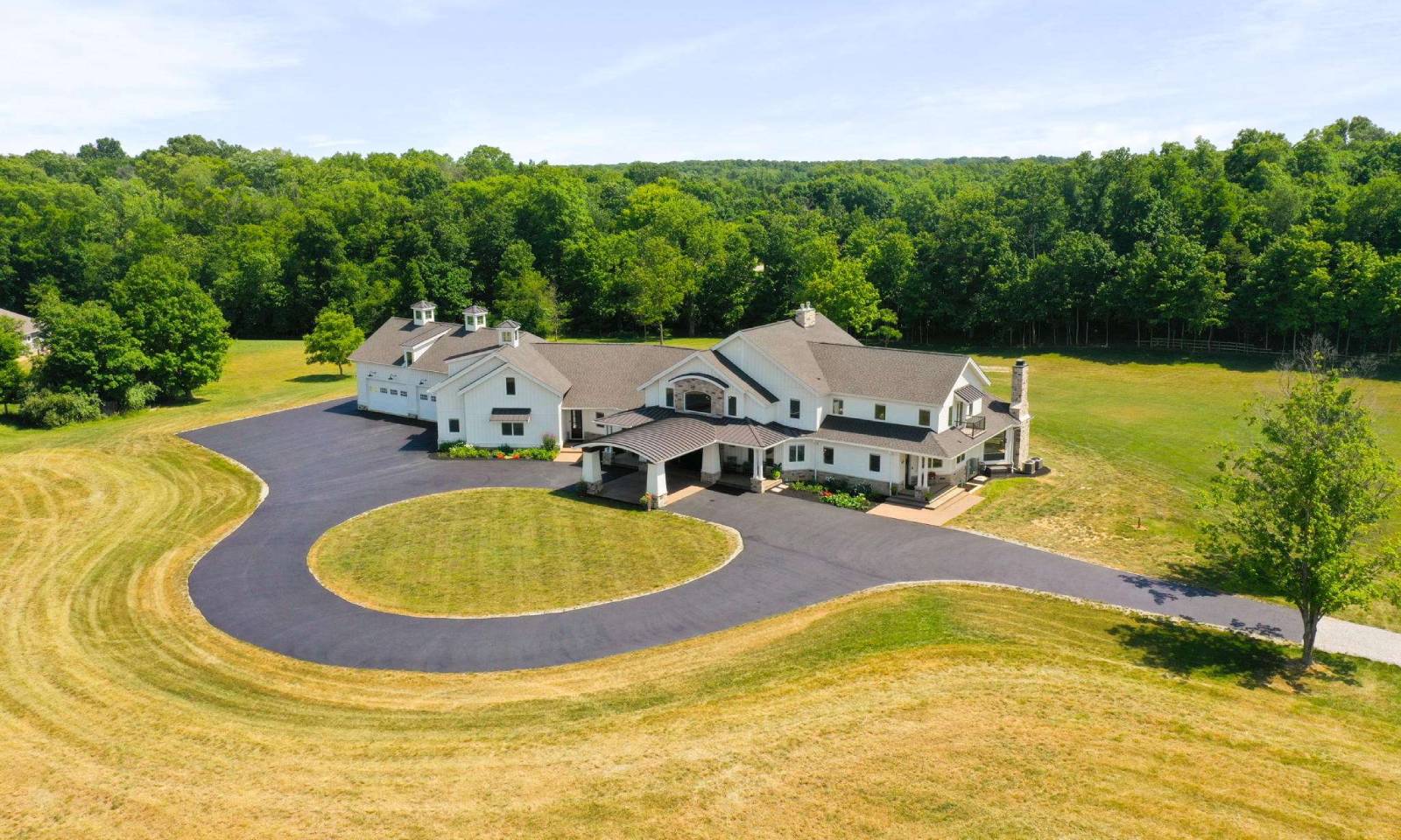 Custom Homes Northeast Ohio Drone Right