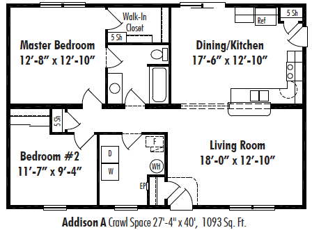 Addison A floorplan