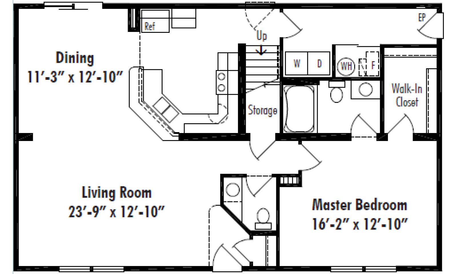 Amherst Floorplan main level