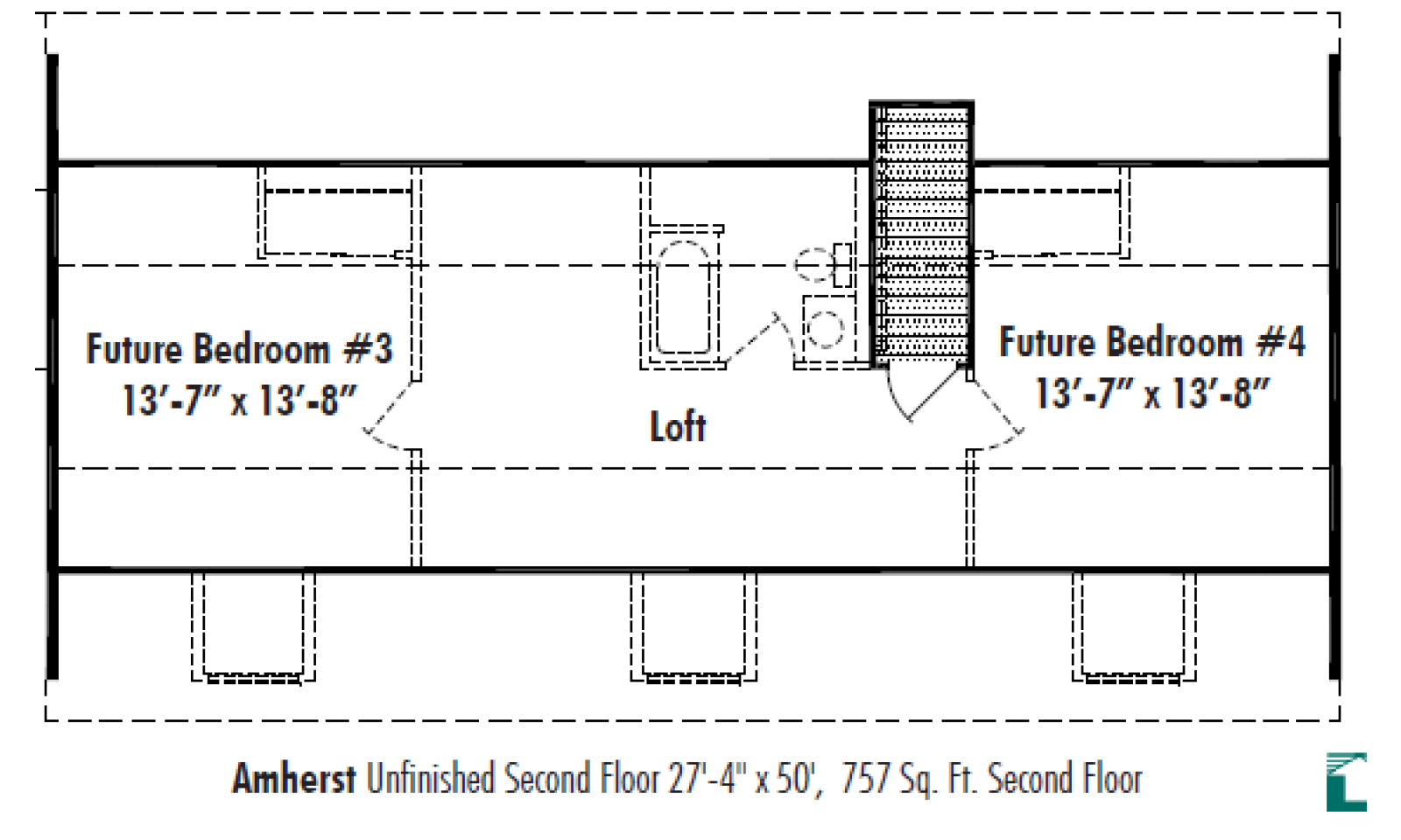 Amherst floorplan upstairs