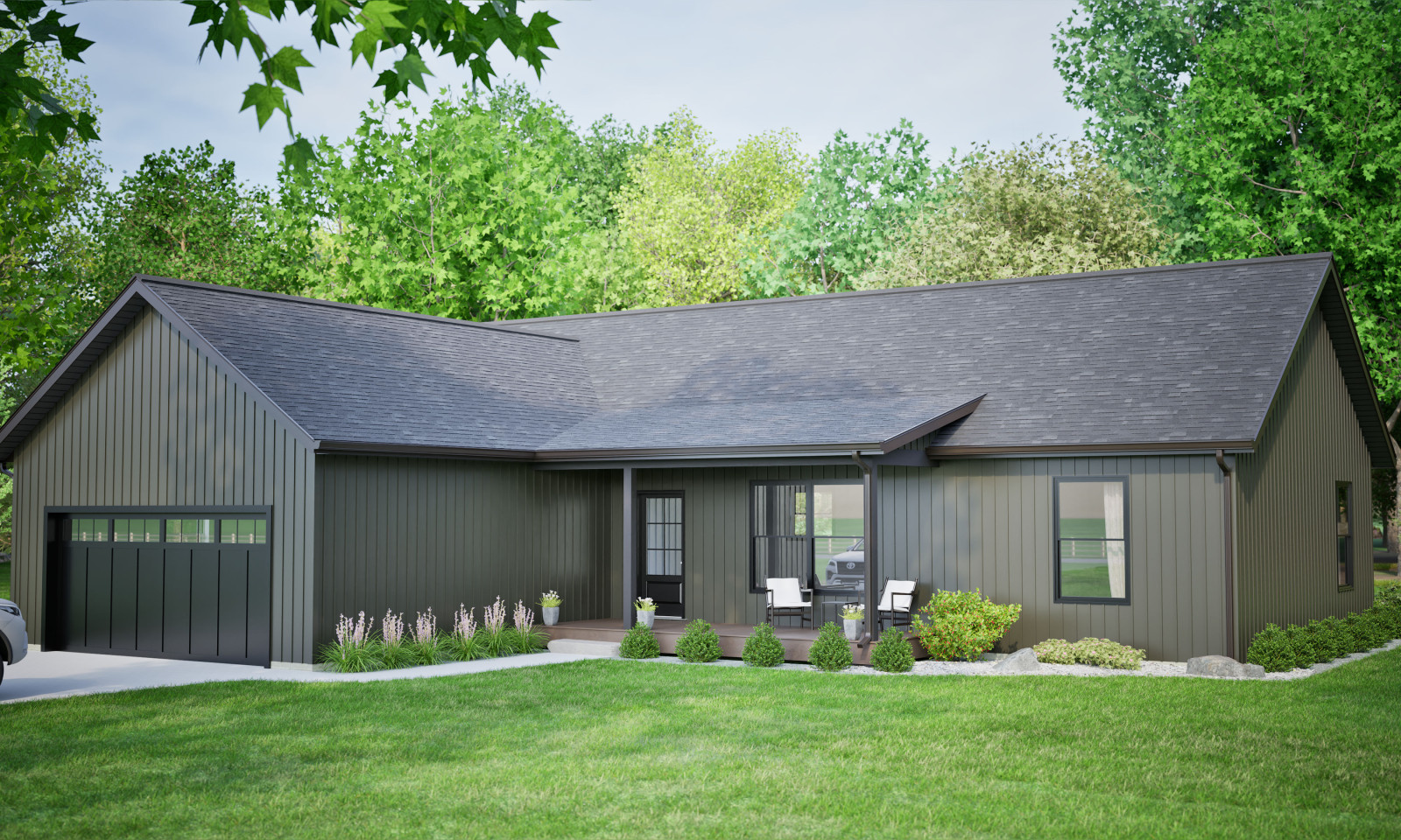 Custom built homes Front View