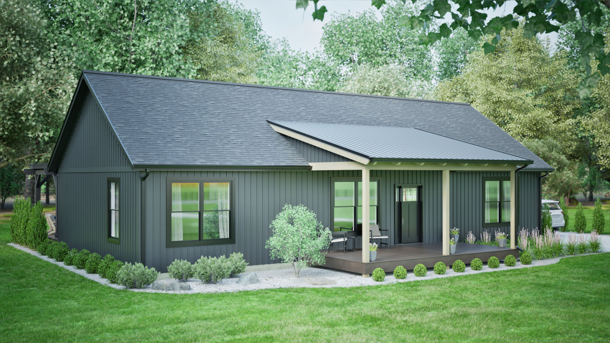 Luxury Modular Home Builders Rendering