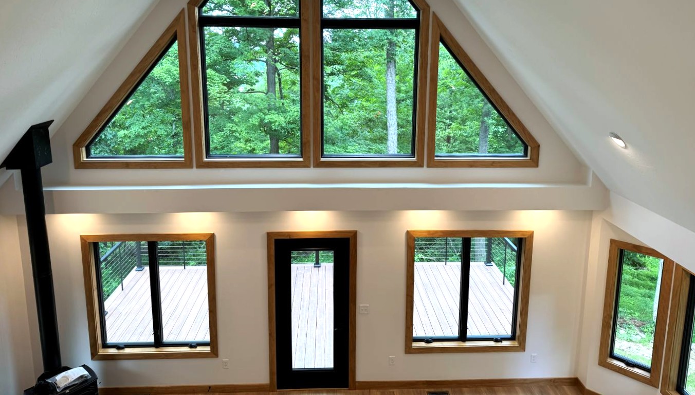 Vaulted Ceiling with Windows